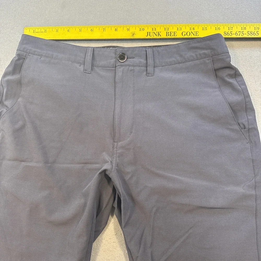 7 Diamonds Momentum Performance Shorts Mens 33 Gray BlueStretch Golf Casual